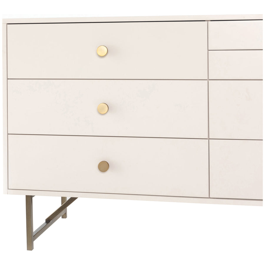 Four Hands Belfast Van 7-Drawer Dresser - Matte Alabaster