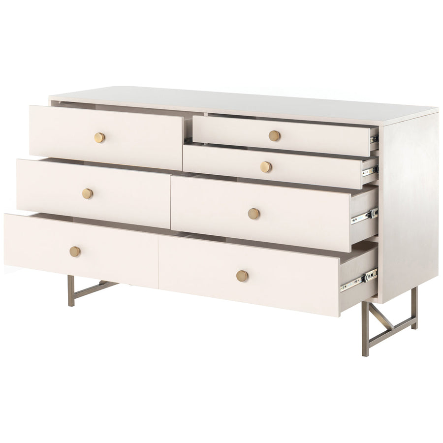 Four Hands Belfast Van 7-Drawer Dresser - Matte Alabaster