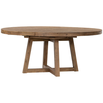 Four Hands Haiden Eberwin Round Extension Dining Table - Natural