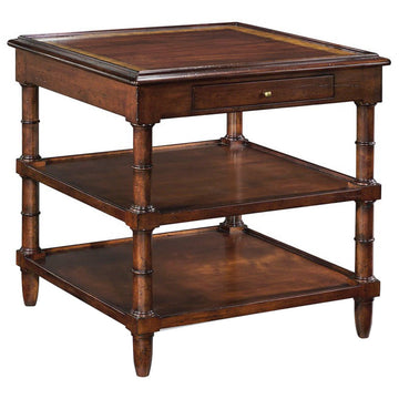 Woodbridge Furniture Aged Mahogany Regency Side Table
