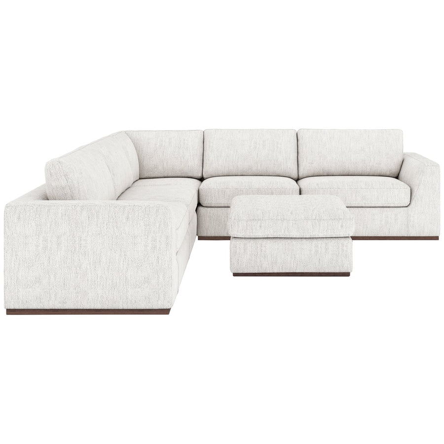 Four Hands Centrale Colt 3-Piece Merino Cotton Sectional with Ottoman