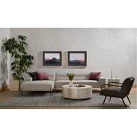 Four Hands Wesson Hudson Round Coffee Table - Ashen Walnut