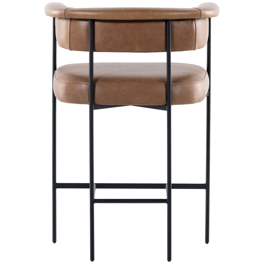 Four Hands Grayson Carrie Counter Stool - Chaps Saddle