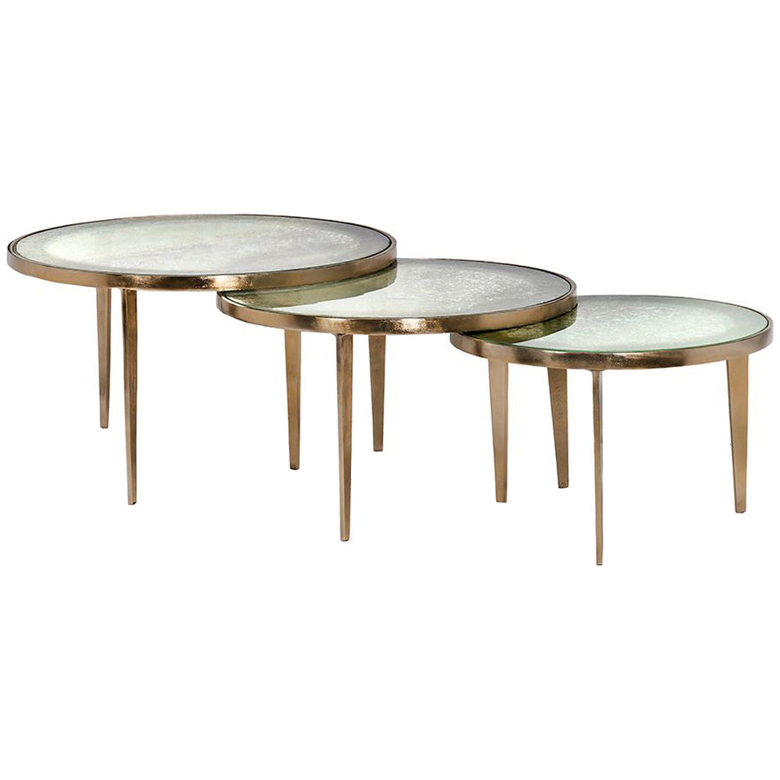 Interlude Home Jan Circular Bunching Tables