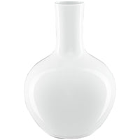 Currey and Company Imperial White Small Gourd Vase