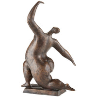 Currey and Company Stretching Dancer Bronze
