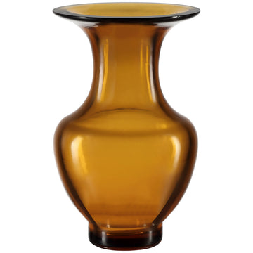 Currey and Company Amber and Gold Peking Vase