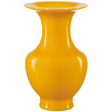Currey and Company Imperial Yellow Peking Vase