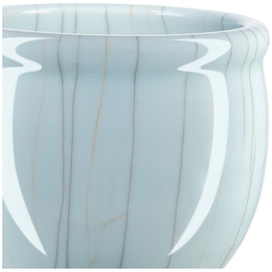 Currey and Company Celadon Crackle Round Planter