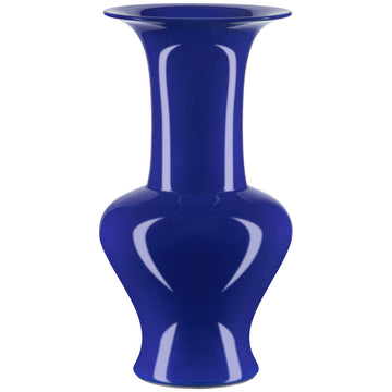 Currey and Company Ocean Blue Corolla Vase