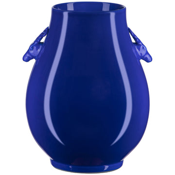 Currey and Company Ocean Blue Deer Ears Vase