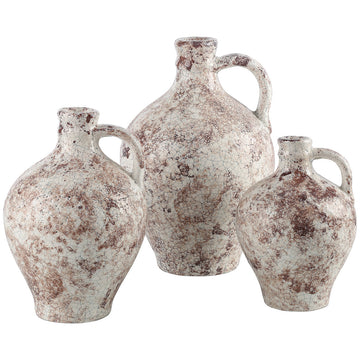 Currey and Company Marne Demijohn Vase, 3-Piece Set