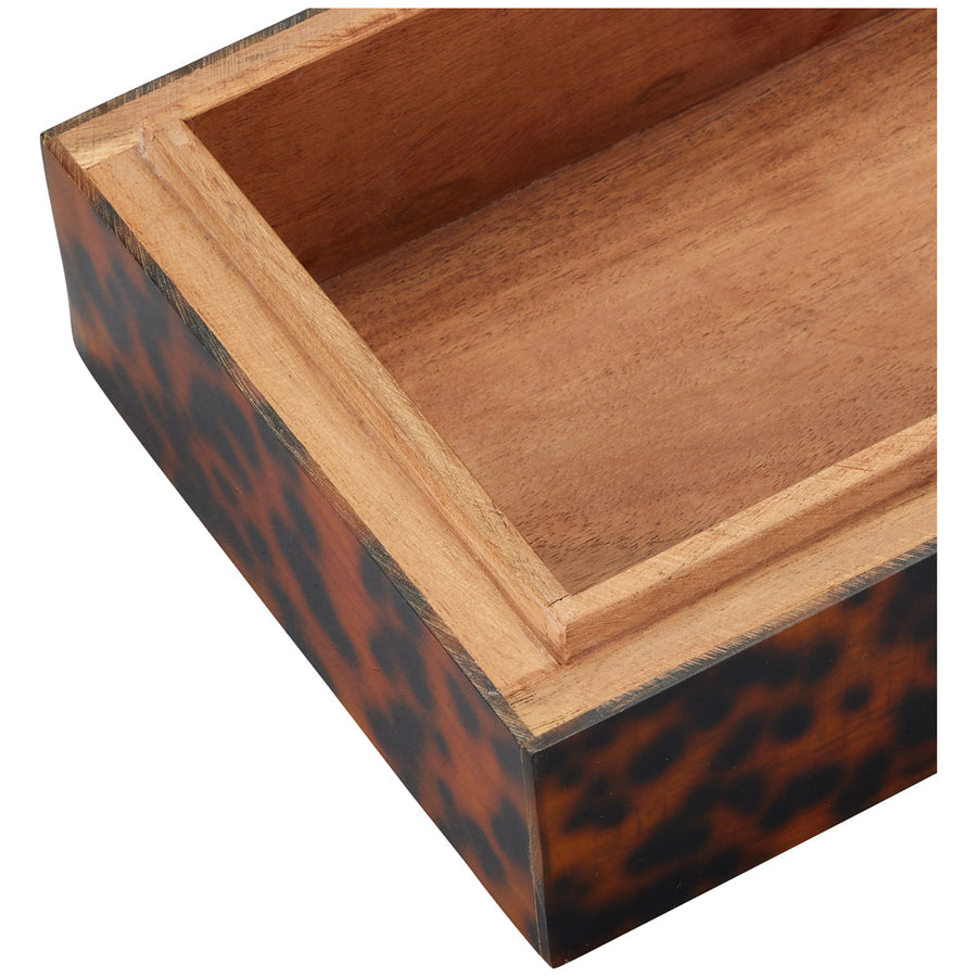 Currey and Company Faux Tortoise Box, 2-Piece Set