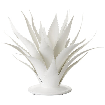 Currey and Company Agave White Object