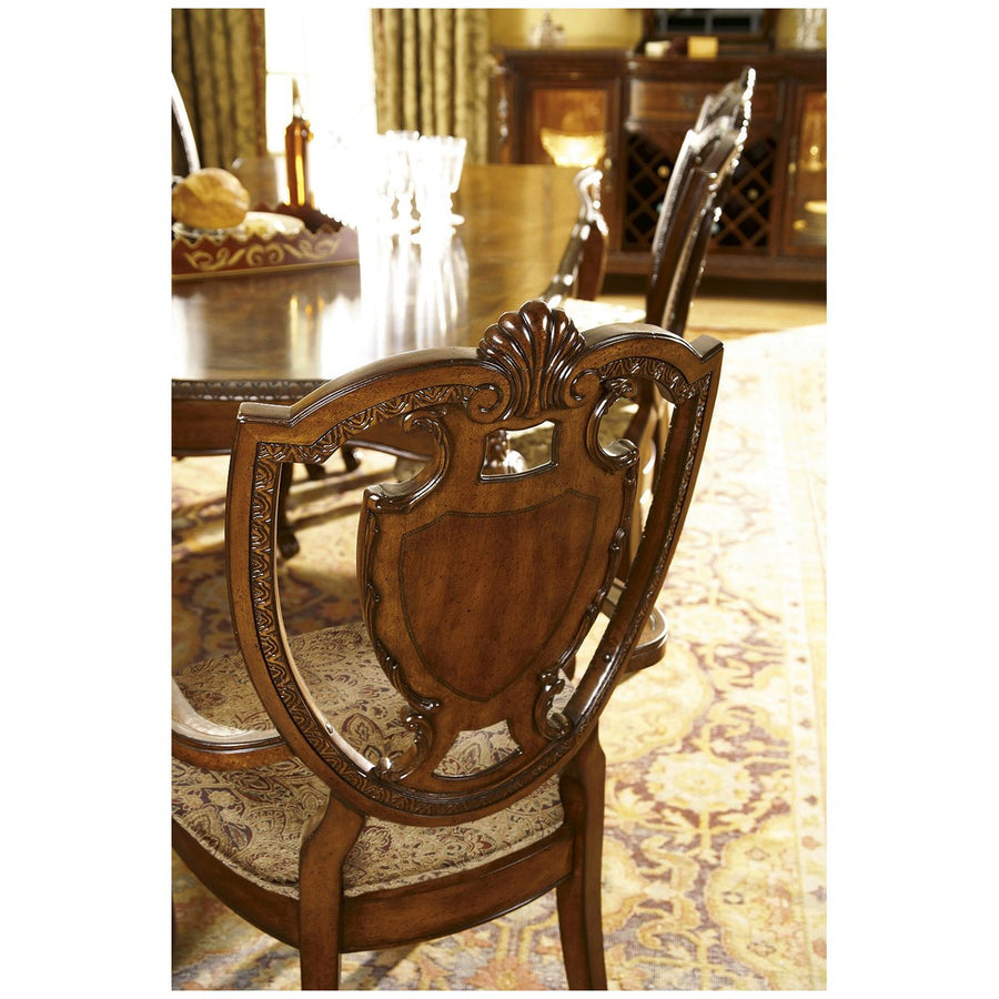 A.R.T. Furniture Old World Shield Back Arm Chair, Set of 2