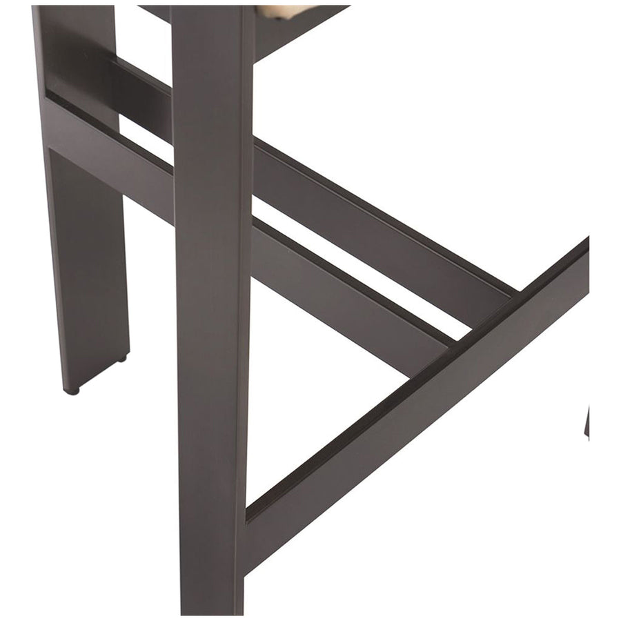 Interlude Home Darcy Counter Stool - Taupe/Graphite