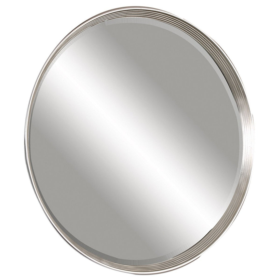 Uttermost Serenza Round Silver Mirror