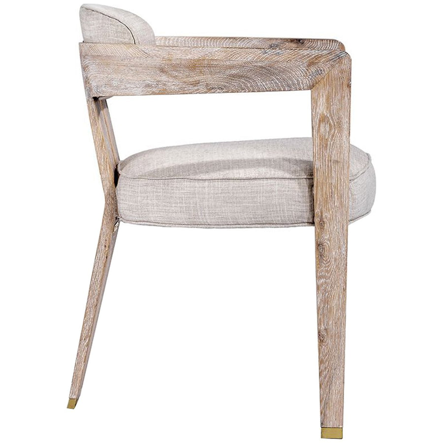 Interlude Home Maryl II Linen Dining Chair