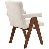 Interlude Home Julian Arm Chair - Boucle