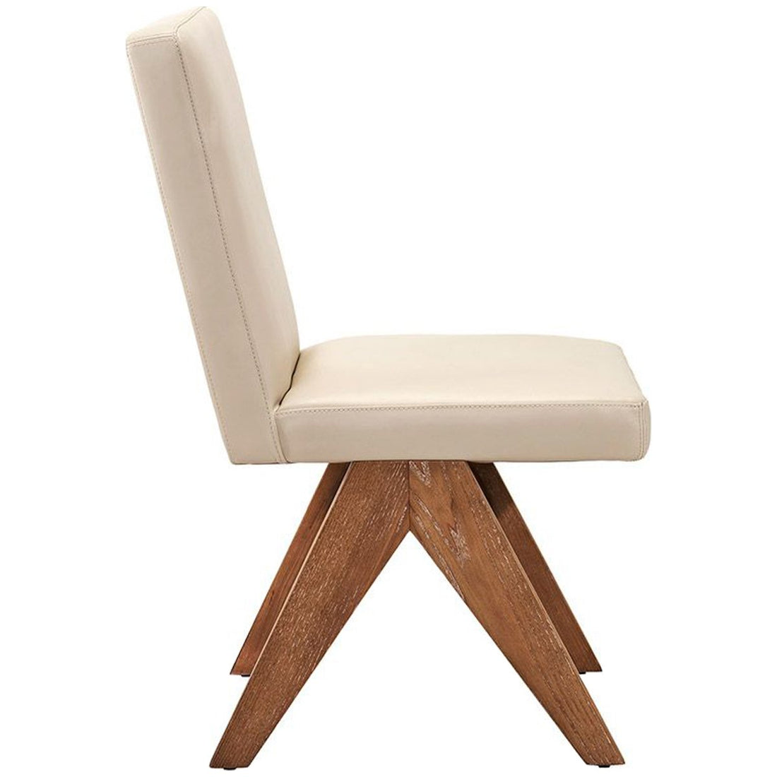 Interlude Home Julian Cream Chair, Set of 2
