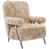 Interlude Home Barrett Lounge Chair - Morel Taupe