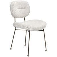 Interlude Home Abner Chair - Faux Shearling