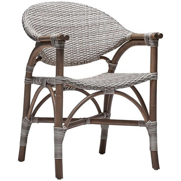 Interlude Home Vero Arm Chair - Grey