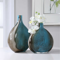 Uttermost Adrie Art Glass Vases, 2-Piece Set