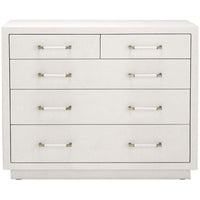 Interlude Home Taylor 5-Drawer Chest - White