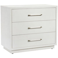 Interlude Home Taylor 3-Drawer Chest - White