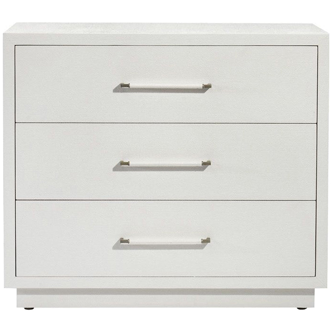 Interlude Home Taylor 3-Drawer Chest - White