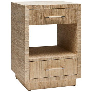 Interlude Home Taylor Small Bedside Chest - Natural