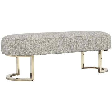 Interlude Home Harlow Bench - Breeze