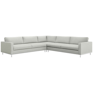 Interlude Home Valencia Sectional - Faux Linen
