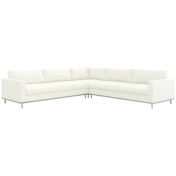 Interlude Home Valencia 3-Piece Sectional - Shell