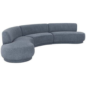 Interlude Home Nuage Sectional - Azure