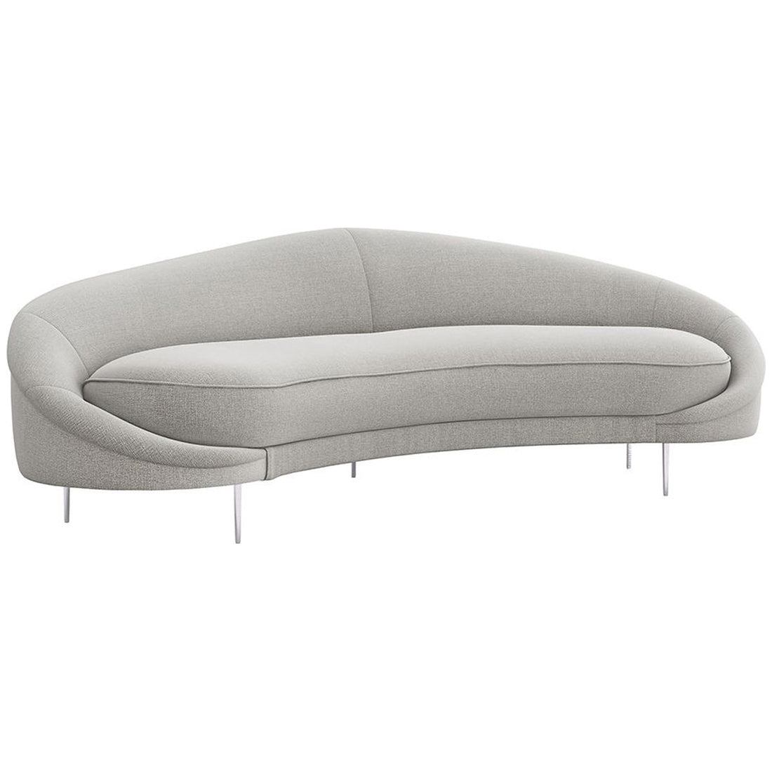 Interlude Home Ava Sofa - Faux Linen