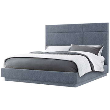 Interlude Home Quadrant Bed - Azure