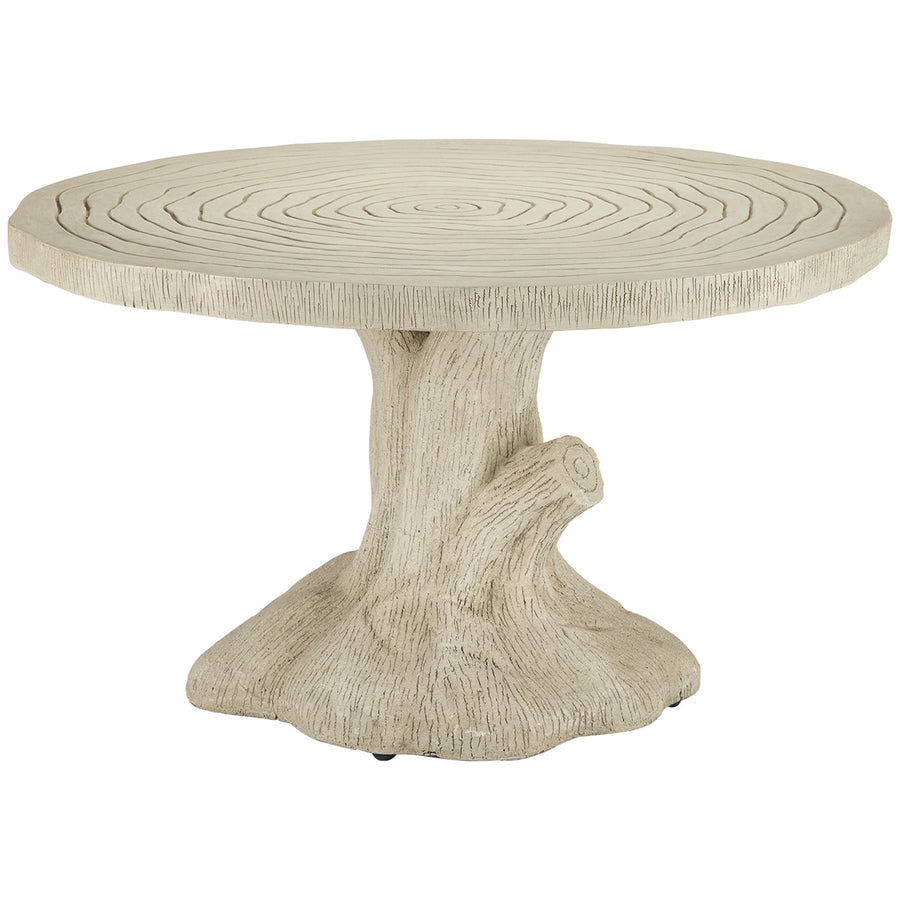 Currey and Company Faux Bois Cocktail Table