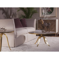 Artistica Home Crystal Stone Round End Table 01-2023-950