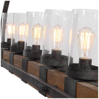 Uttermost Atwood 5-Light Rustic Linear Chandelier