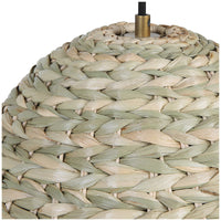 Uttermost Cardamom 1-Light Woven Rope Pendant