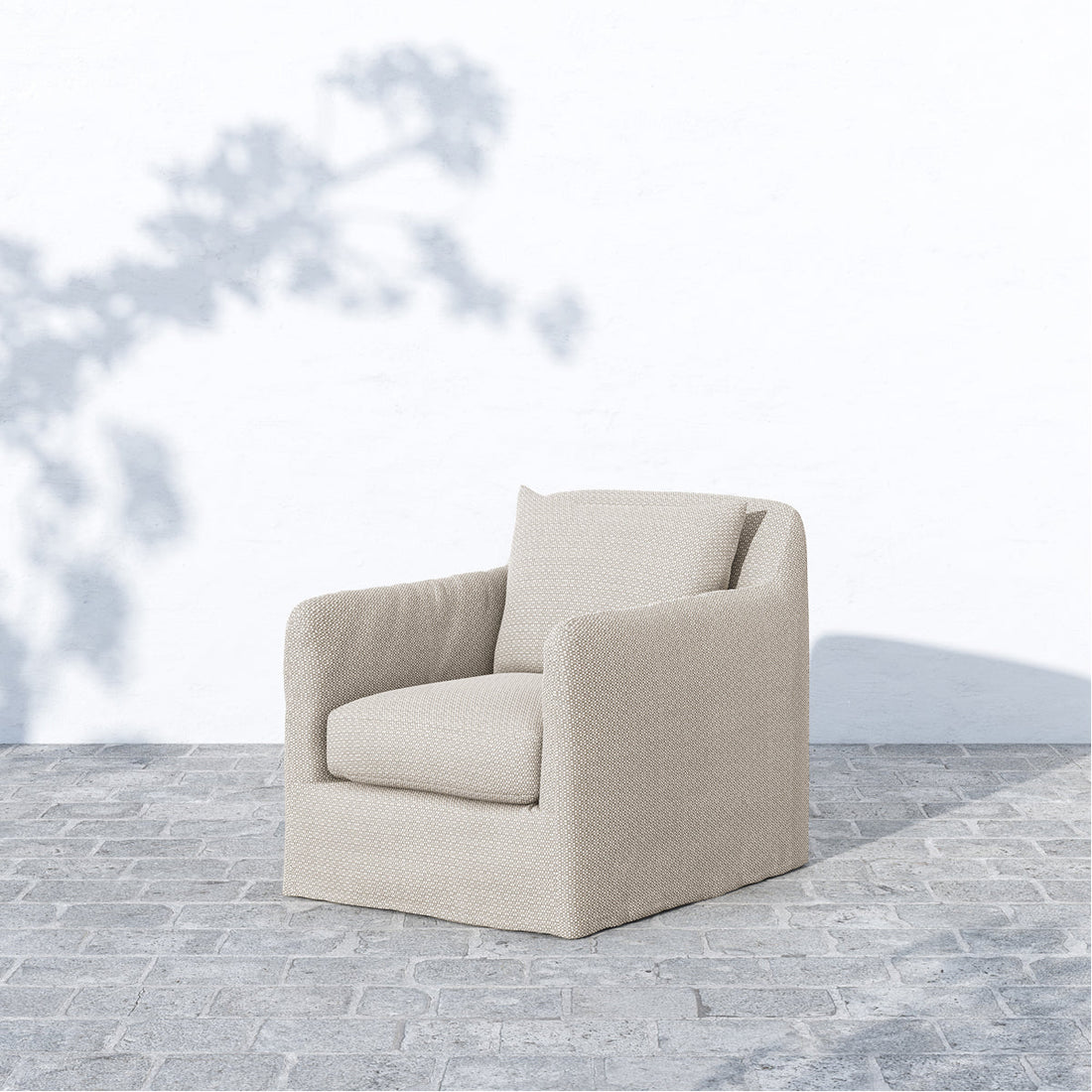 Four Hands Solano Dade Outdoor Swivel Chair