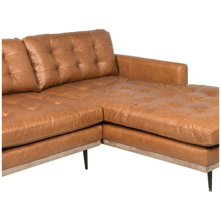Four Hands Norwood Lexi 2-Piece Leather Sectional