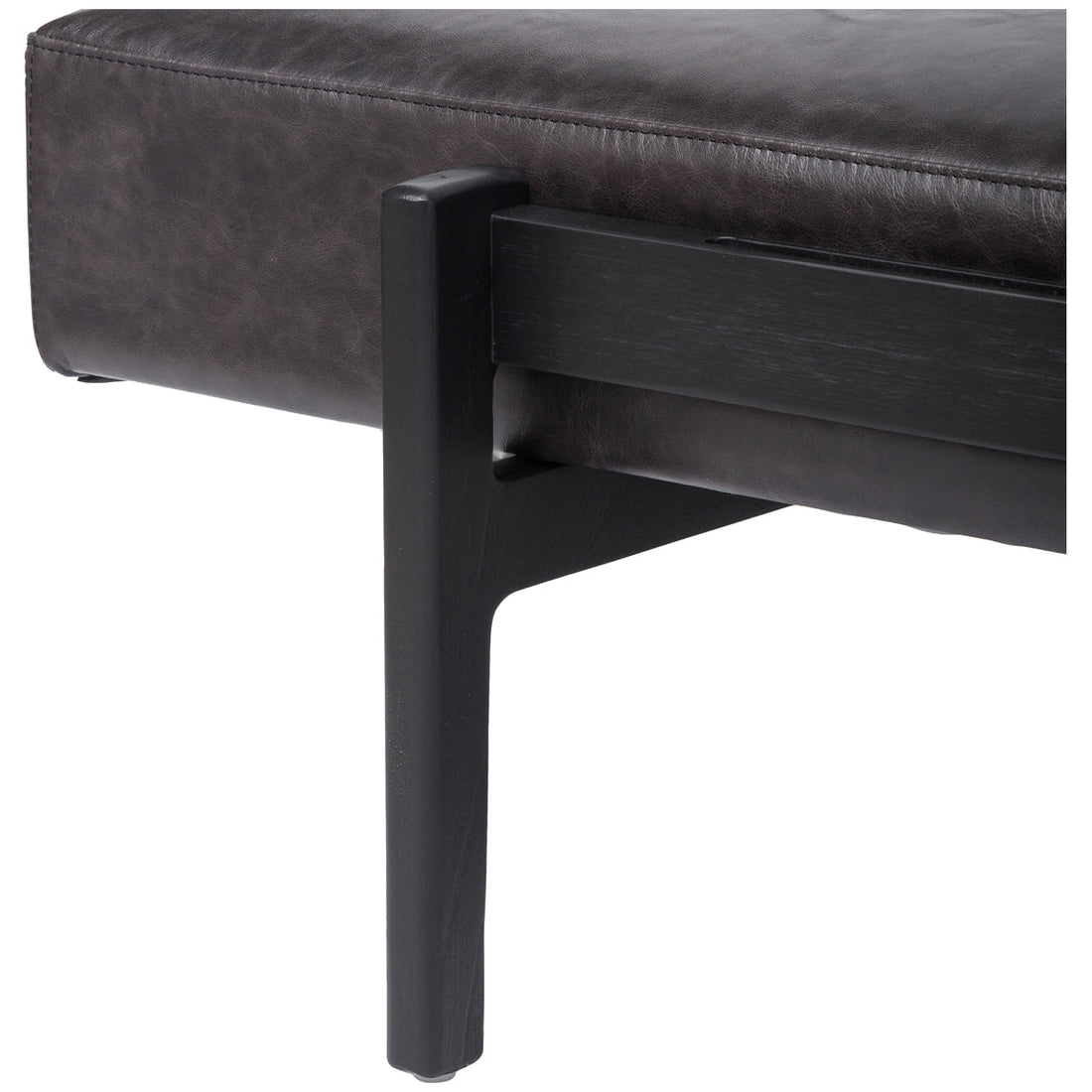 Four Hands Townsend Fawkes Bench - Brushed Ebony