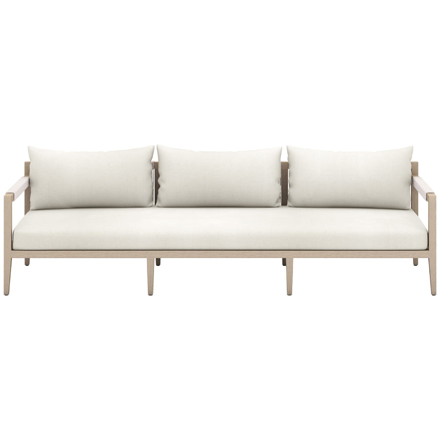 Four Hands Solano Sherwood Outdoor Sofa, Washed Brown