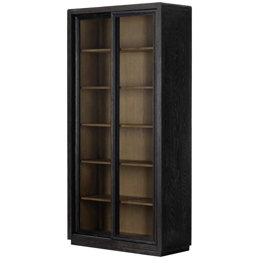 Four Hands Collins Normand Cabinet - Distressed Black