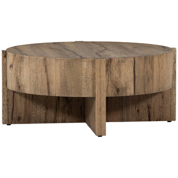 Four Hands Wesson Bingham Coffee Table - Rustic Oak