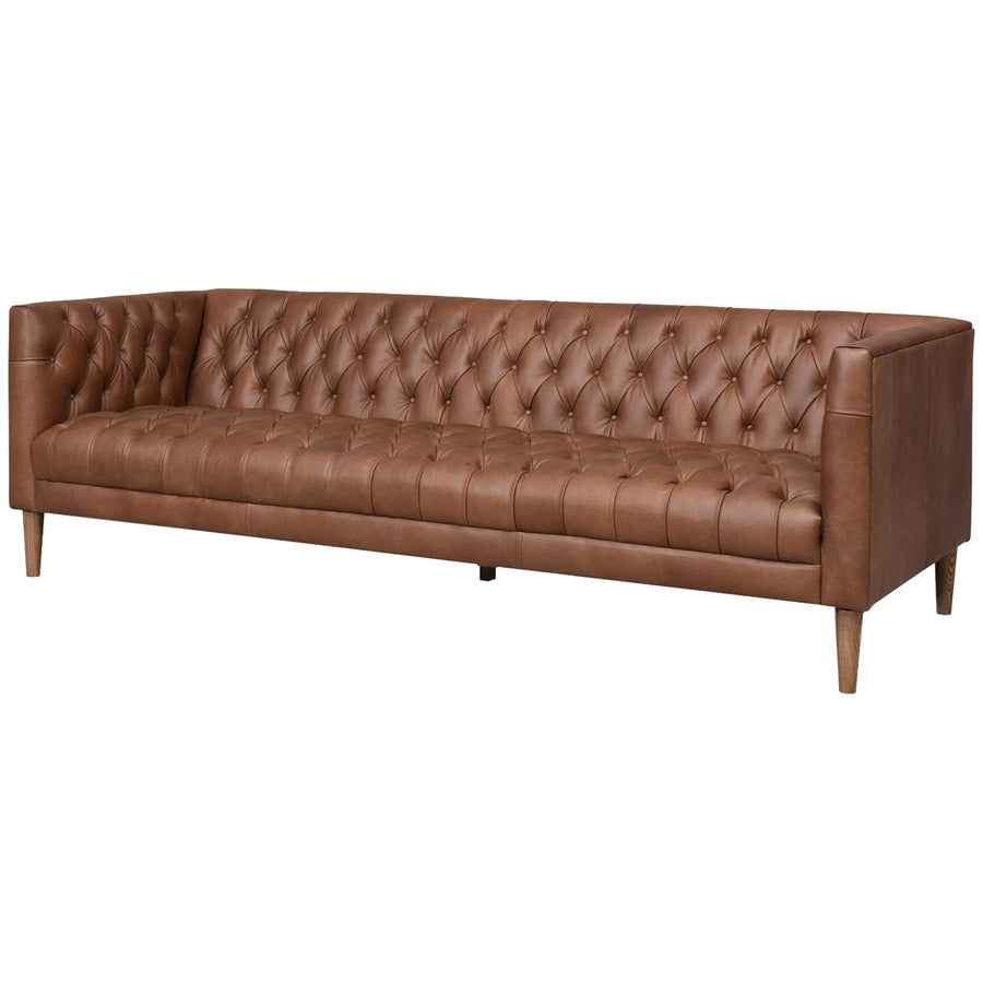 Four Hands Carnegie Williams 90-Inch Leather Sofa
