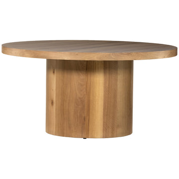 Four Hands Wesson Hudson Round Dining Table - Natural Yukas